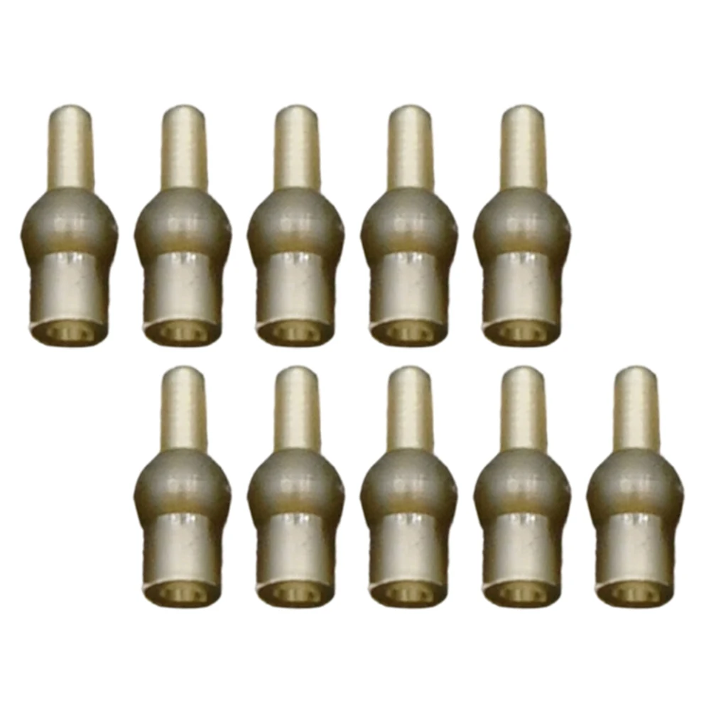 Gummi-Schnellwechsel-Tulpenperlen für Karpfenangeln, 10er/20er-Packung, grünes Wishbone-Design für Kernleitungen und Schlauchanwendungen
