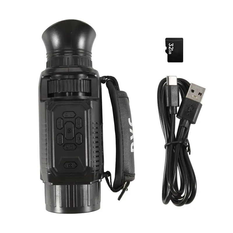 Picture 5: ABMV-Infrared 68MP Monocular Macro Lens, 4K WIFI Night Vision, 28X Digital Zoom Monocular Featuring 32G Storage Capacity Card
