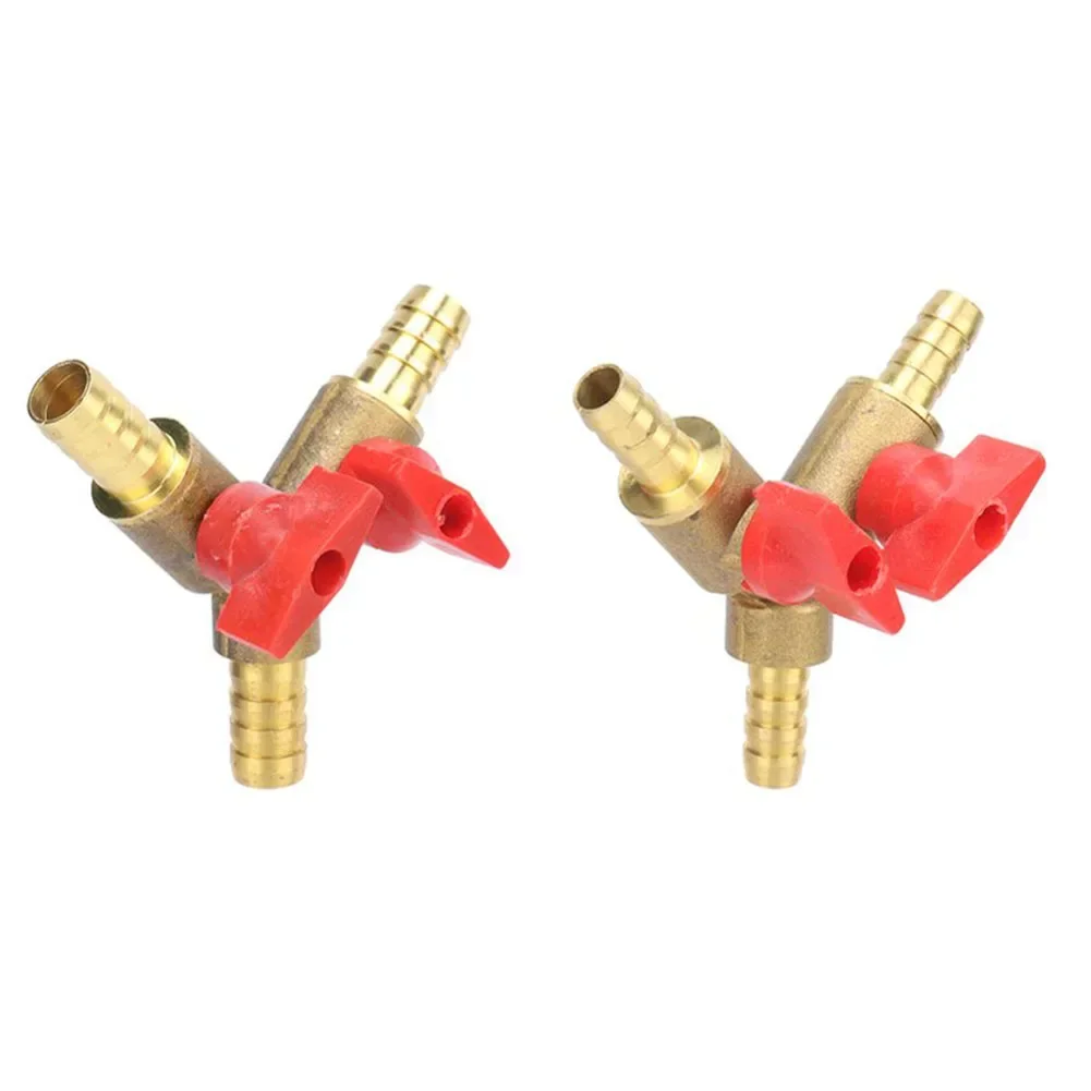 Brand New Aquarium Supplies Brass Valve Shut Off Ball Valve Brass Color Brass Material Plumbing Fittings Pneumatic Fittings