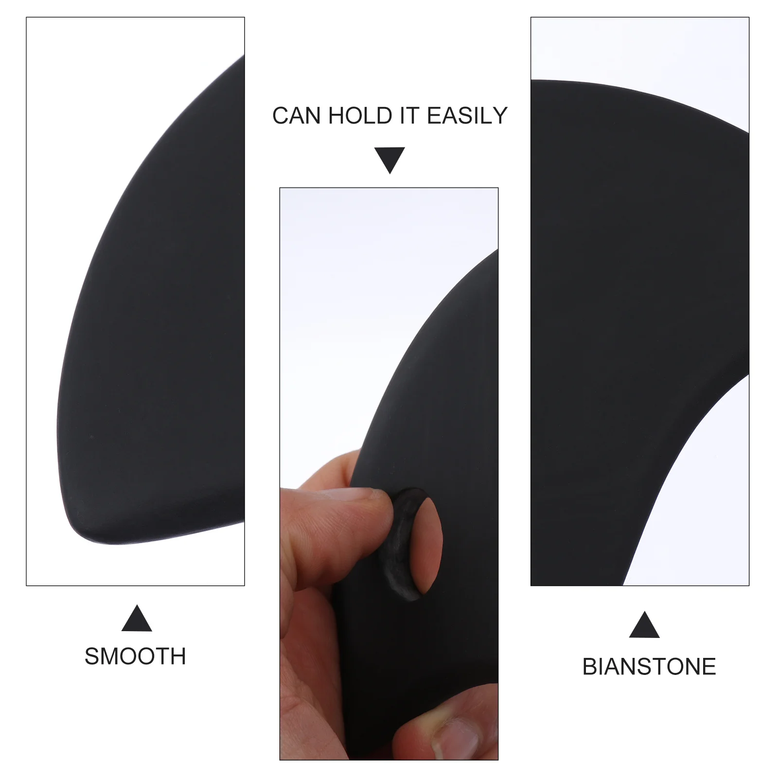 

Bian Stone Gua Sha Board Natural Facial Massage Scraper Tool Enhances Skin Elasticity Reduces Wrinkles Relieves Muscle Tension