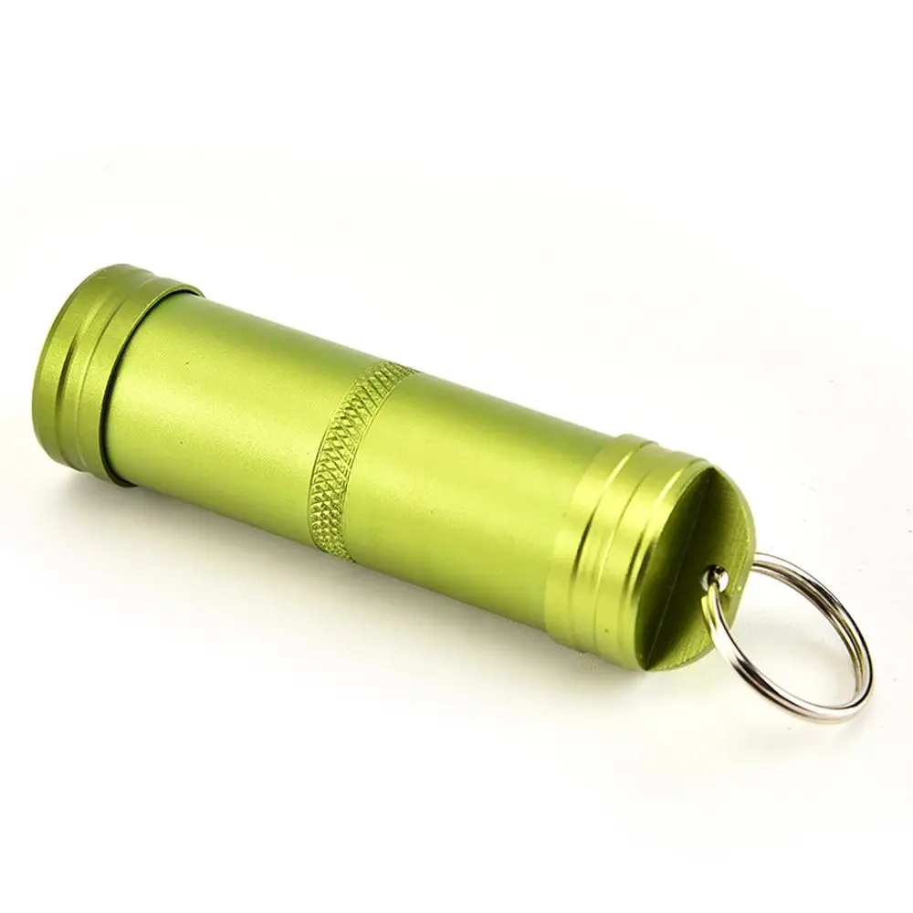 Portable Travel Vitamin Healthy Care Outdoor Capsule Tablet Container Keychain Emergency Pill Bottle Pill Storage Box Pill Case
