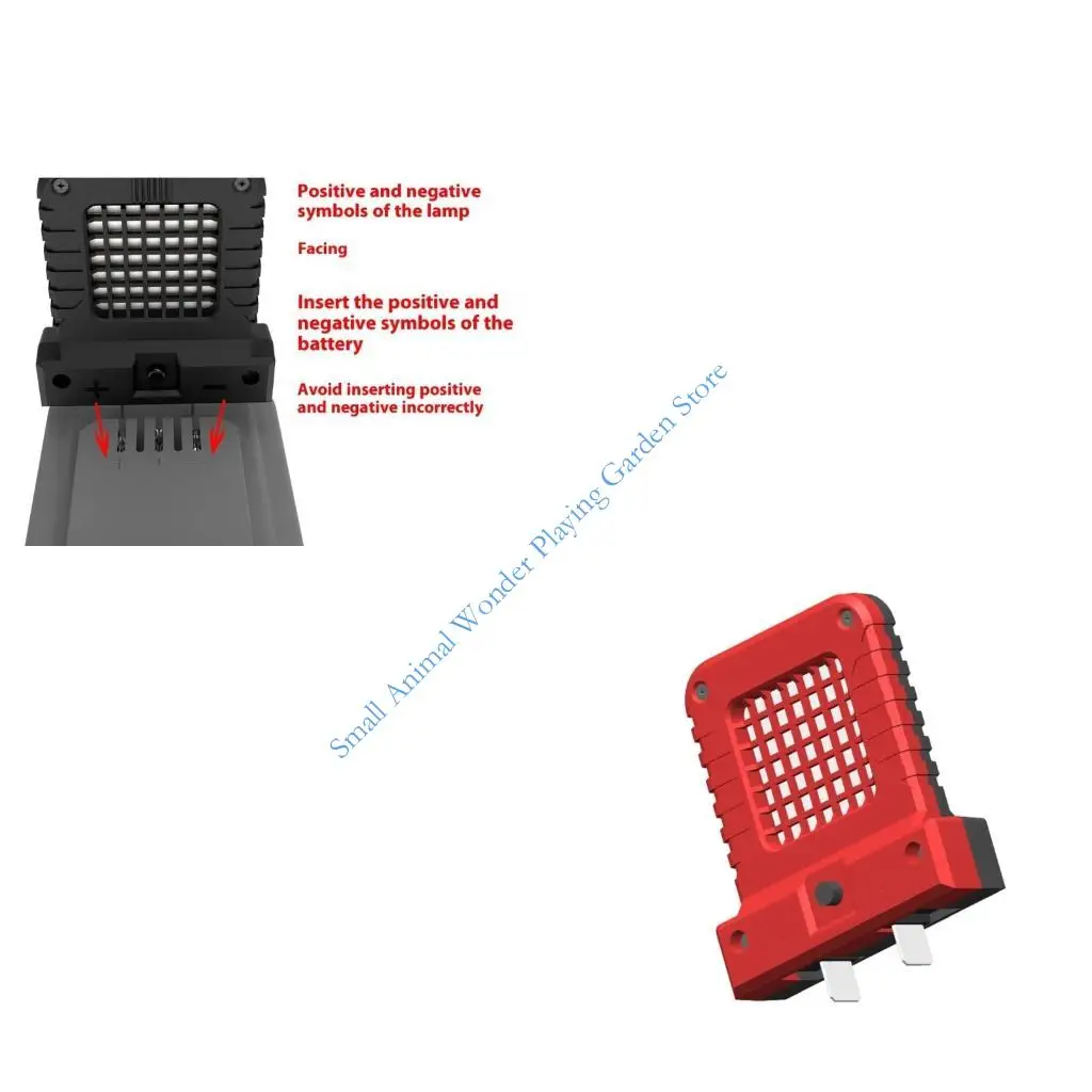 

C9GC Convenient Plastic Light 2 Brightness Mode For Power Tool Battery Compatibility