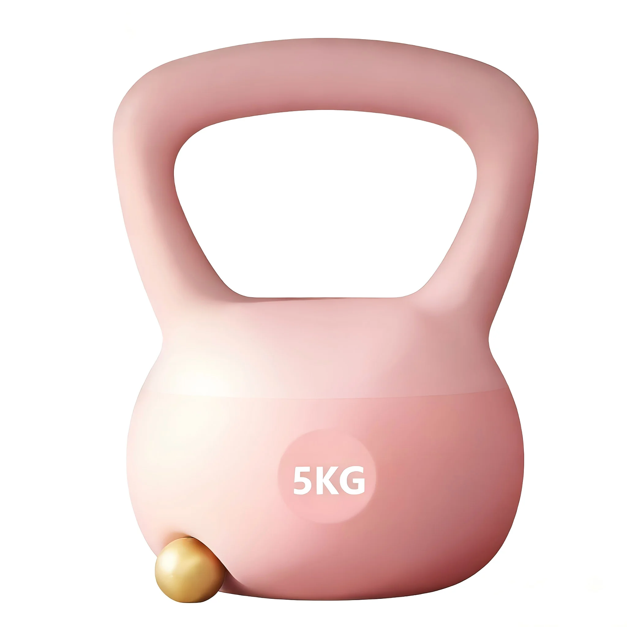 Picture 3: 5KG PVC Kettlebell Non-Slip Grip Floor-Friendly for Home Gym Strength Training & Full Body Workout
