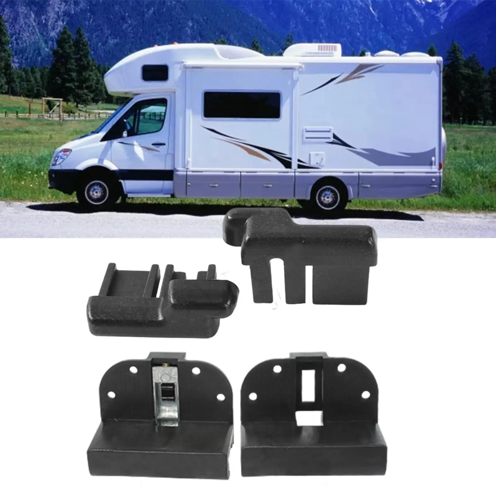 Suporte De Perna De Mesa Dobrável, Fácil de Instalar, Suporte De Perna De Mesa RV, Montagem Para Trailer De Viagem, Camper Van