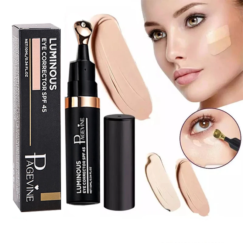 Korektor do oczu 4 Color Luminous Eye Concealer rozjaśnia, kryje cienie pod oczami, korektor w płynie do makijażu.