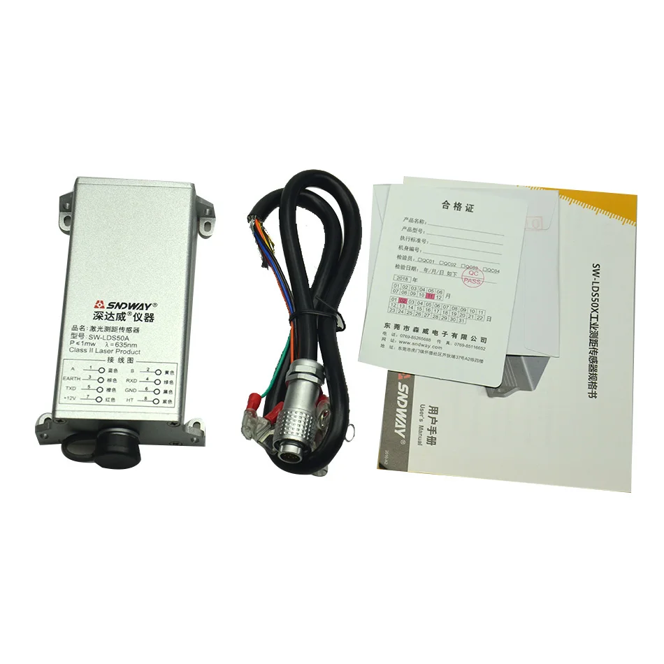 SW-LDS50A SW-LDS50B profundidade tawet laser rangefinder módulo 50 metros laser rangefinder distância sensor rs232 rs485 comunicação