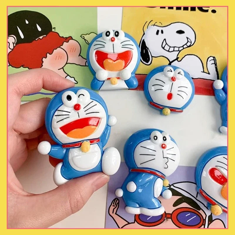 

New Doraemon Little Ding Dang Refrigerator with Magnetic Stickers, Personalized Creative Message Board, Cartoon Magnet