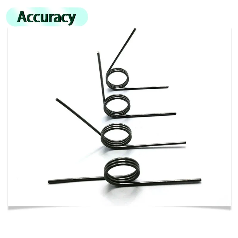 10 Pcs Torsion Spring Wire Diameter 1.8mm Angle 180/120/90/60 Degree Single Button Torsion Spring V-shaped Spring