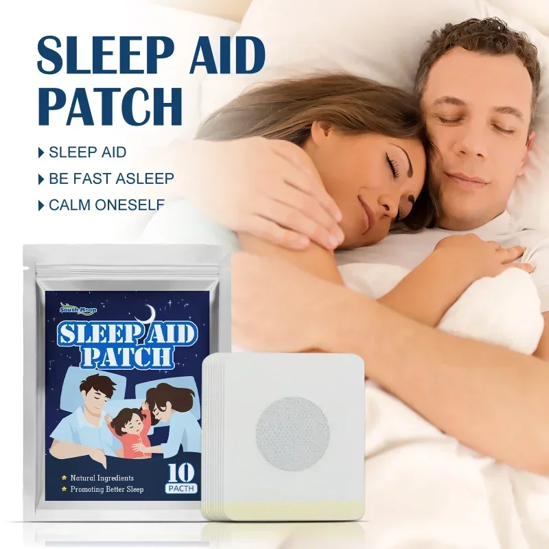 

Sdottor 10Pcs/bag Sleep aid stickers relieve staying up late improve Insomnia Headache Treatment decompress help Relax acupoint