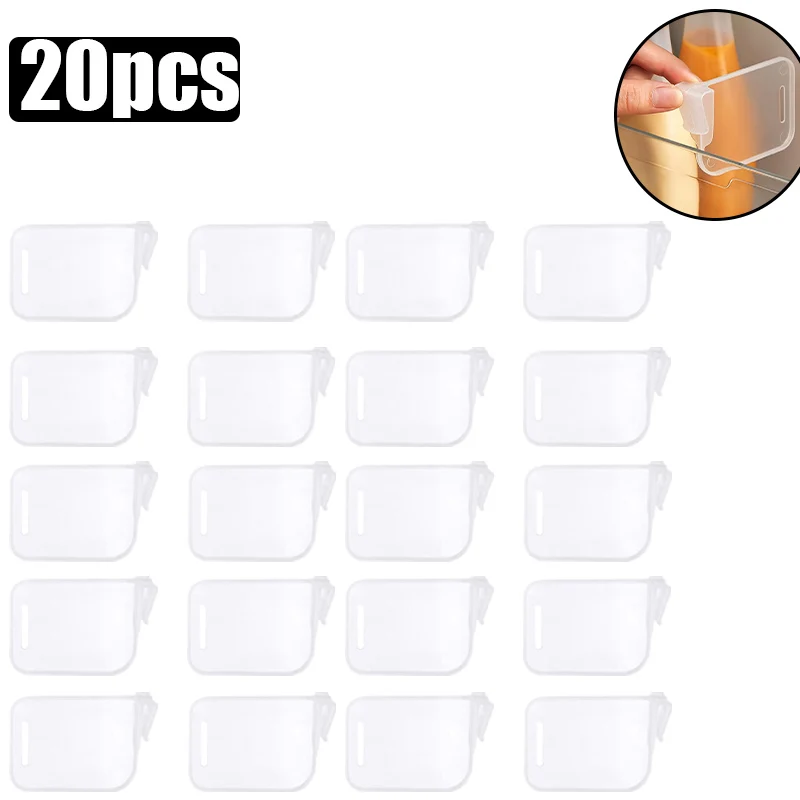 10/20pcs Refrigerator Side Door Sorting Partition Card Buckl