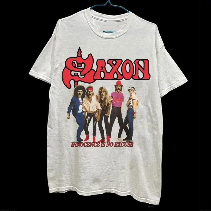Vintage Saxon For Fans Men S 235XL T Shirt 12D388