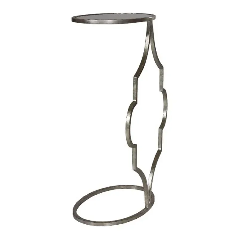 American light luxury retro forged wrought iron small side table, villa/hotel room personalized sofa side table