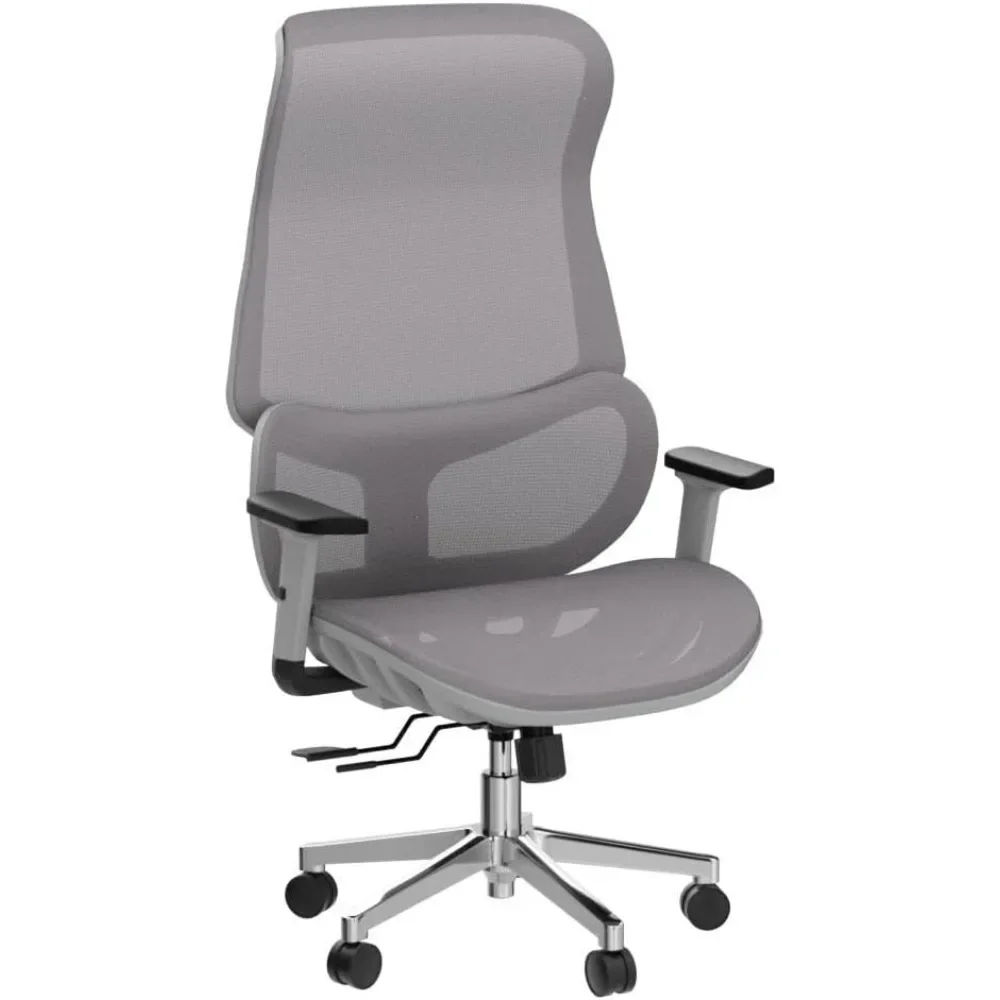 Silla de oficina grande y alta, sillón ergonómico de 450 libras para trabajo pesado con soporte Lumbar y reposabrazos 3D, silla de oficina para el hogar