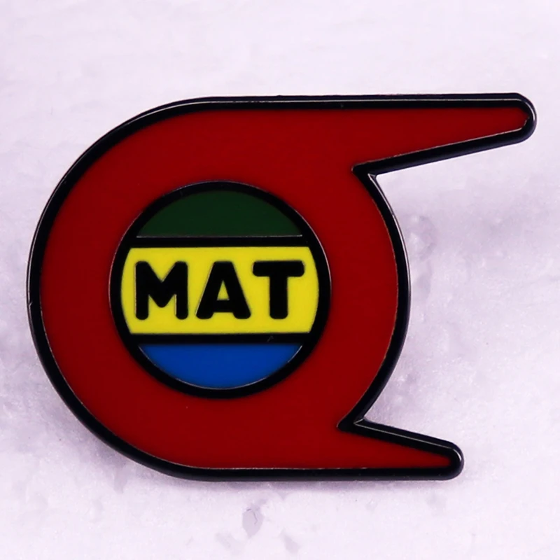 The Monster Attack Team Logo Badge Enamel Pin Brooch Ulttraman Jewelry Gift