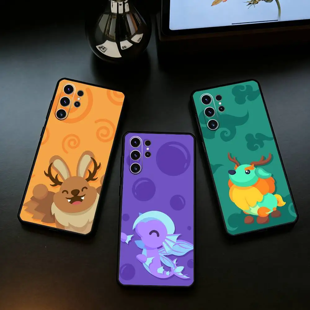 A-Adopts Me Game Phone Case For Samsung S25,24,21,22,23,30,Ultra,20,Plus,Fe,Lite,Note Soft Black Cover