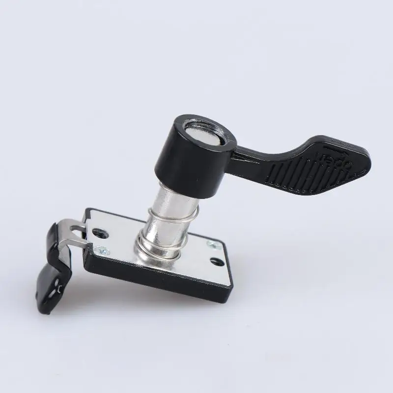[Keyless Quick Cabinet Lock No Drill Rust Proof Child Safety for Indoor Outdoor Rental Storage Locker Use]
