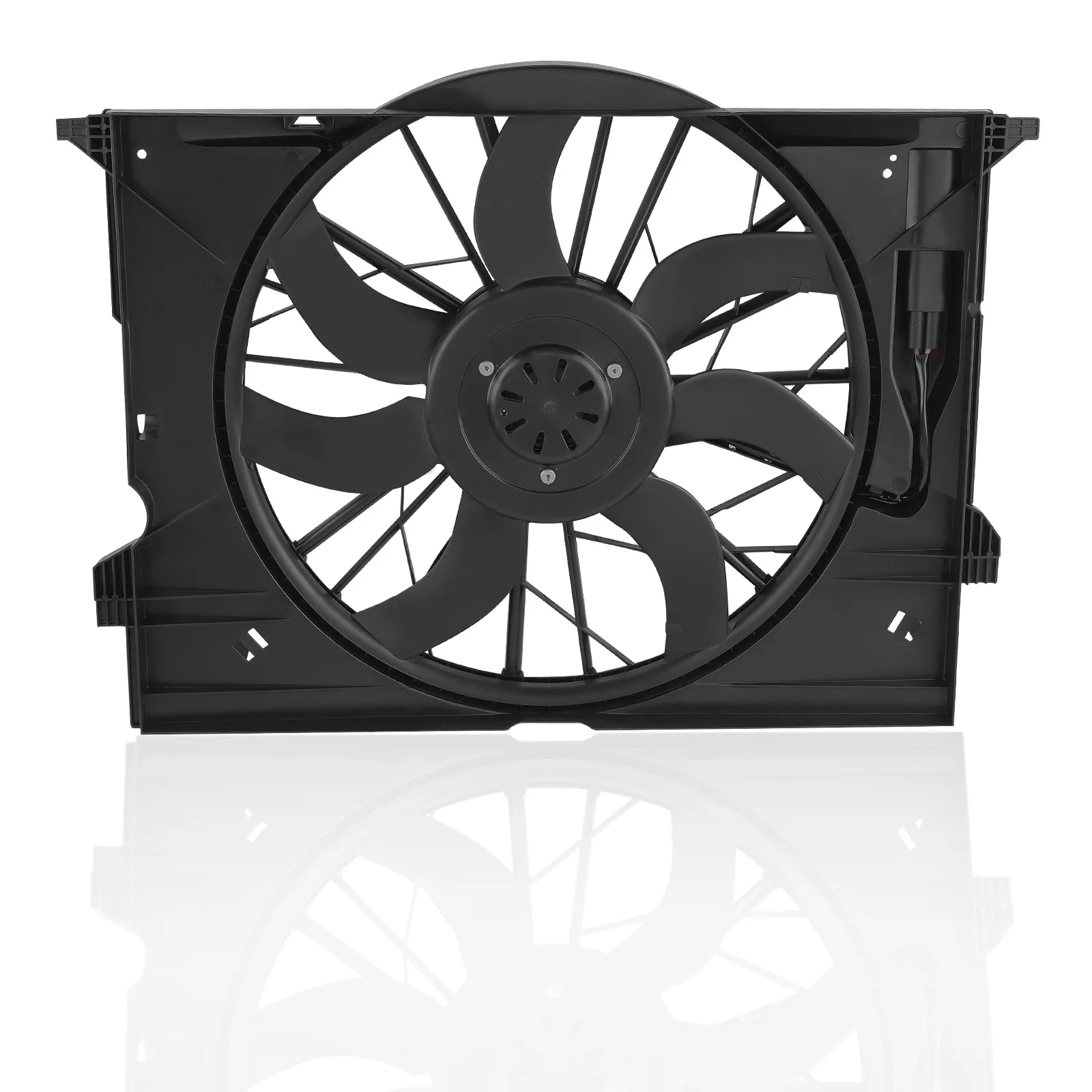 Conjunto de ventilador de refrigeración del radiador 850W para Mercedes W163 ML55 AMG 2000-2002 2003 A 1635000293   A 1635000393