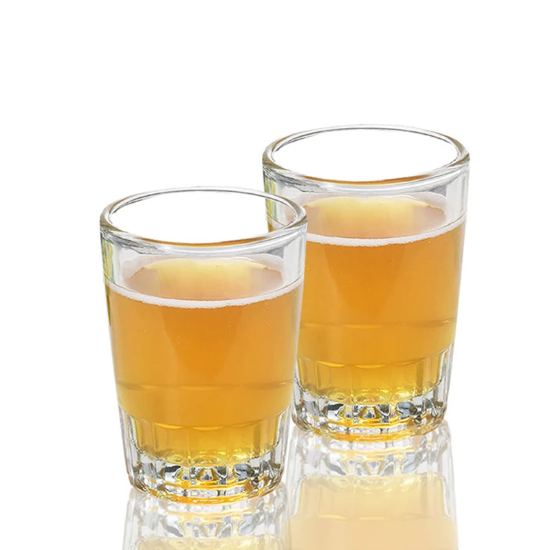 6pcs/4pcs/2pcs/1pcs Tea Cup 90ml Glass Cup Heat Resistant Transparent Water Cup Thickened Beer Cup Wine Cup Coffee Cup for Home