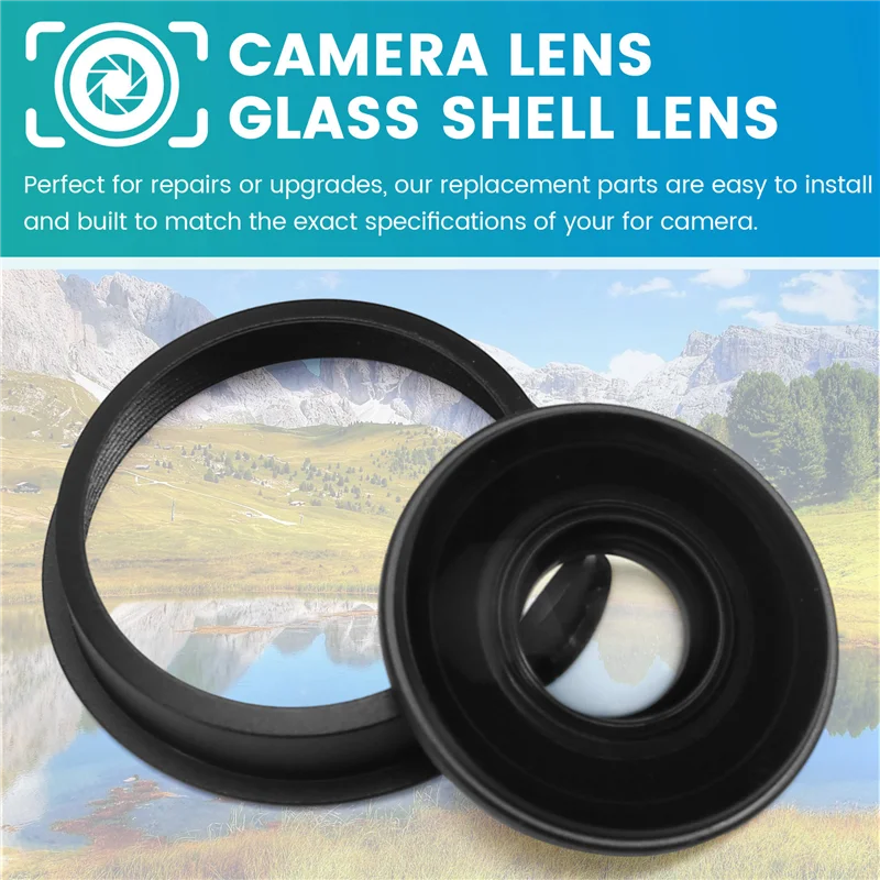 VO-Para reemplazo de cristal de lente Insta360 X4: piezas de reparación y accesorios de montaje en anillo