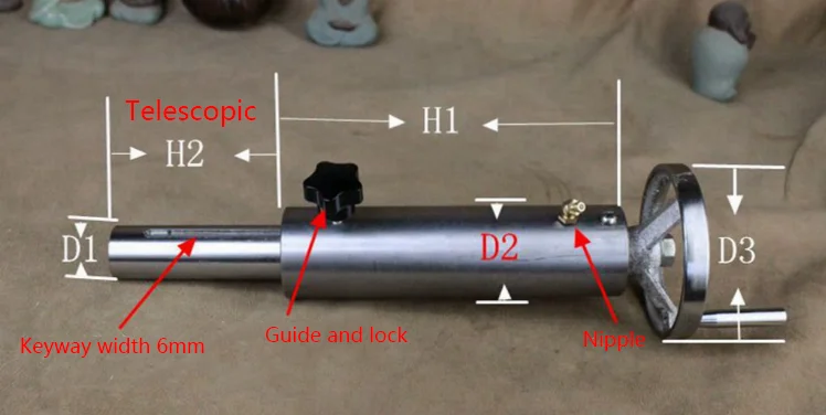 MT2/MT3 Lathe tailstock body, woodworking lathe, round woodwork bead, engraving machine, jade, wenwan, metal machinery