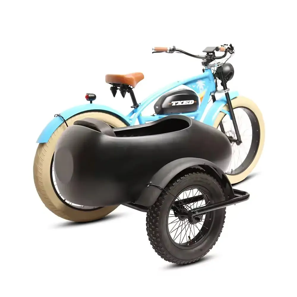 Hot Sales TXED unique design 48v 250w battery e beach cruiser bicycle electric bike 26Inch fat tire electric chopper bike