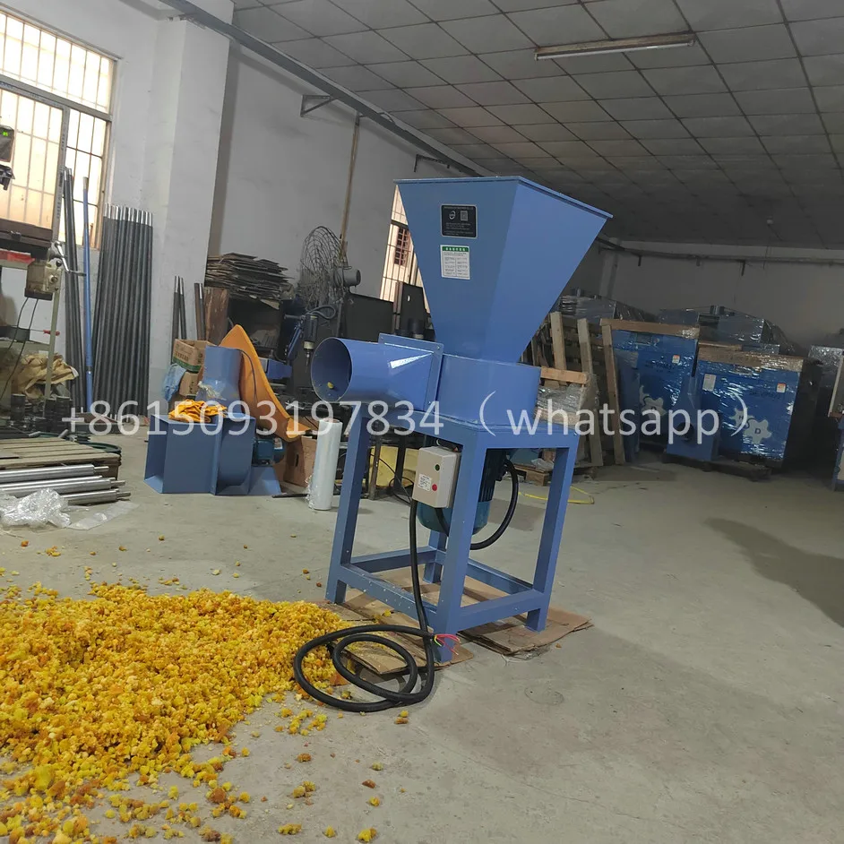 Waste Sponge Foam Shredder Crushing Machine Eps Foam Crusher Pe Foam Shredder for Sale