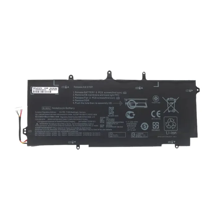 

Аккумулятор для ноутбука HP Folio 1040 G1 G2 G3 HSTNN-DB5D W02C, 3700 мАч, модель BL06XL