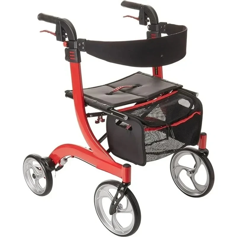 RTL10266 Nitro Euro-Stil 4-Rad-Rollator Walker mit Sitz