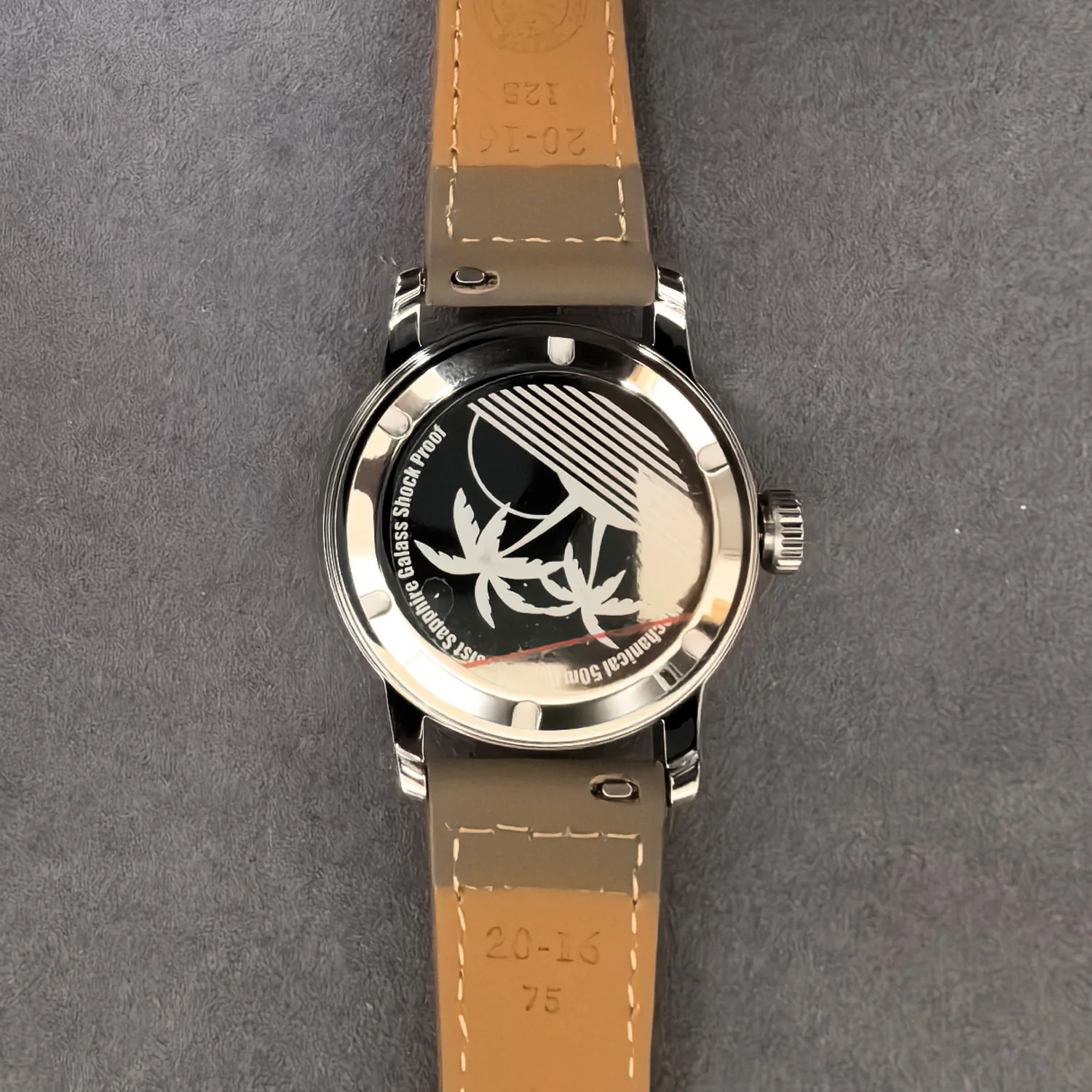 JACQUES GENRY Men Automatic Watch 38mm Jump Hour Mechanical Wristwatch Sappire Mirror ST17 Mov White Dial - Image 6