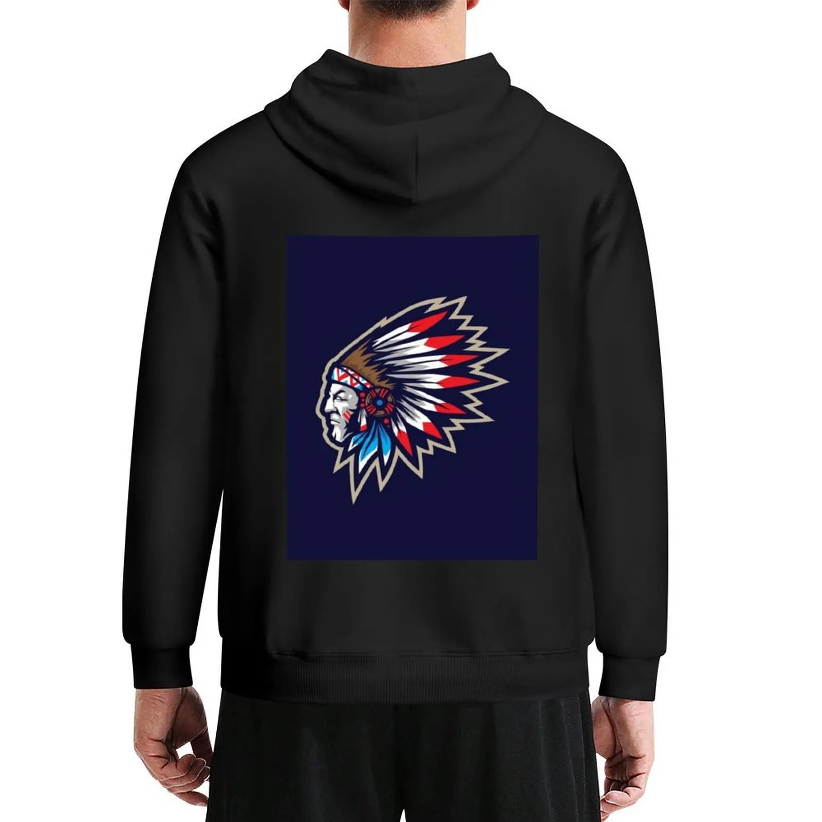 

Tribe Head mascot Hoodie men clothes male clothes men clothing korean autumn clothes hoodie oversize