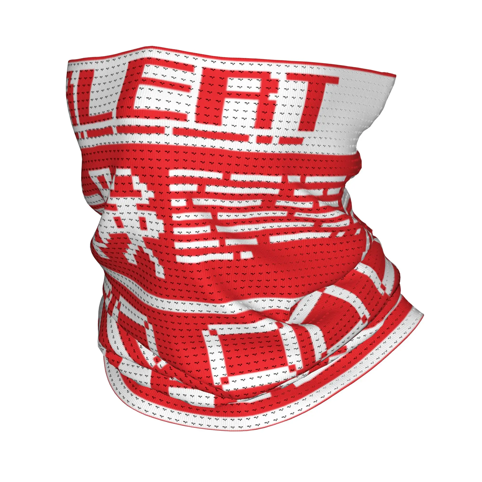 Metal Gear Solid Alert Mode English Bandana Neck Gaiter Windproof Face Scarf Cover Men Women Video Game Headwear Tube Balaclava