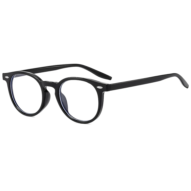 2pcs Sets Brand Fashion Round Eyeglasses Women Luxury Designer Small Glasses for Men Driving Female Anti-Blue Light  Eyewear