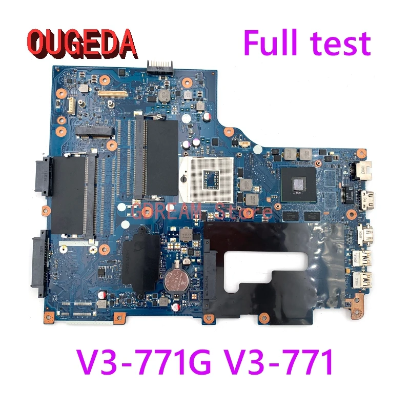 

OUGEDA NB.M6P11.001 NBM6P11001 laptop motherboard for ACER ASPIRE E1-771G V3-771G V3-771 VA70/VG70 REV:2.1 MAIN BOARD full test