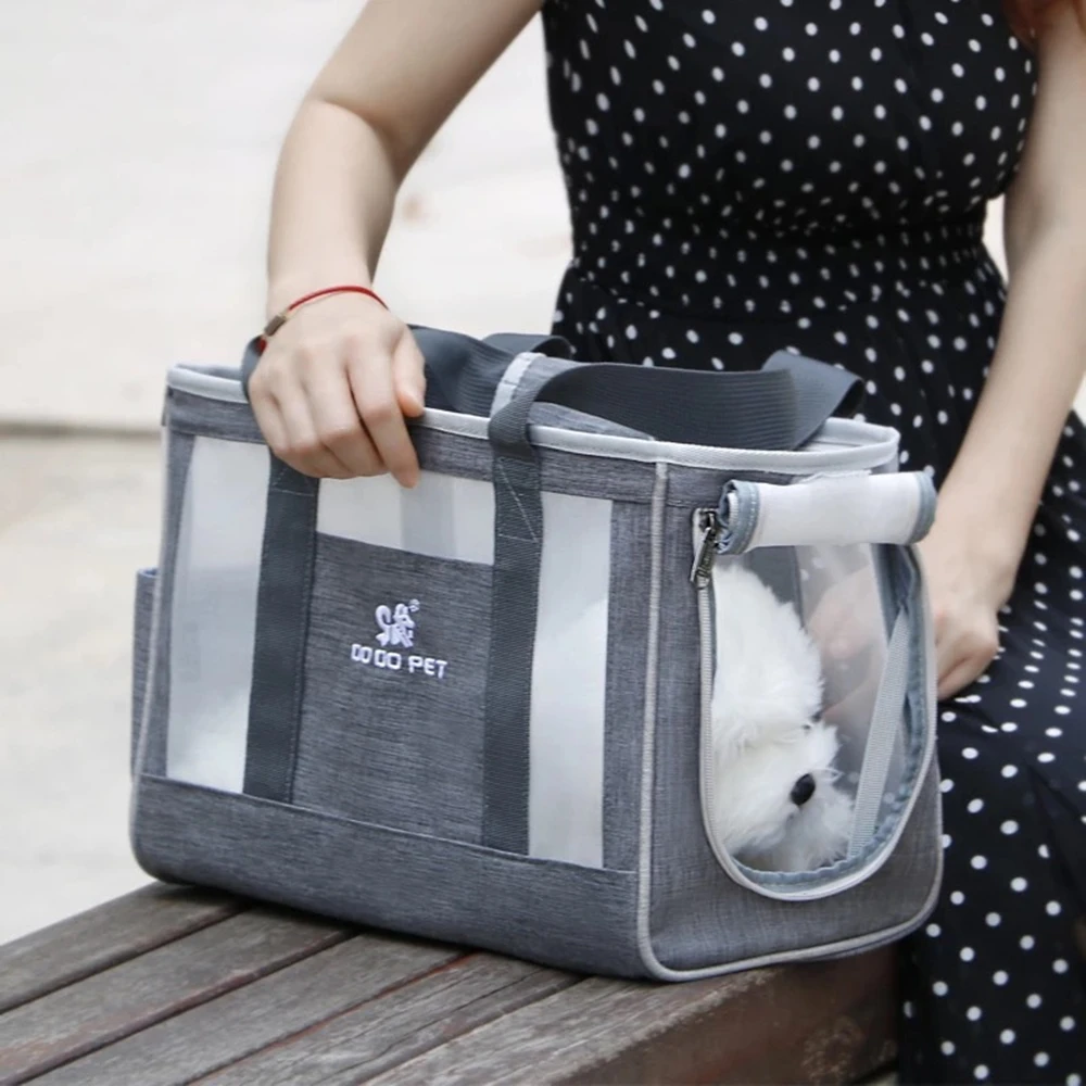 Pet Dog Bag Outing Portable Cat Carrying Bag Summer Breathable Handbag Backpack Pet Carrier for Dog Puppy Single Shoulder Bags