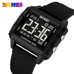 SKMEI 2320 Clock Reloj Hombre Cool Digital Sport Watches for Men Women Students 5Bar Waterproof Stopwatch Countdown Wristwatch