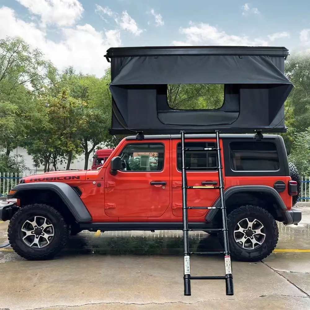 

Rectangle Hard Shell Car Rooftop Tent for 2-3 Person Four-Season Waterproof Double Layer Outdoor Camping