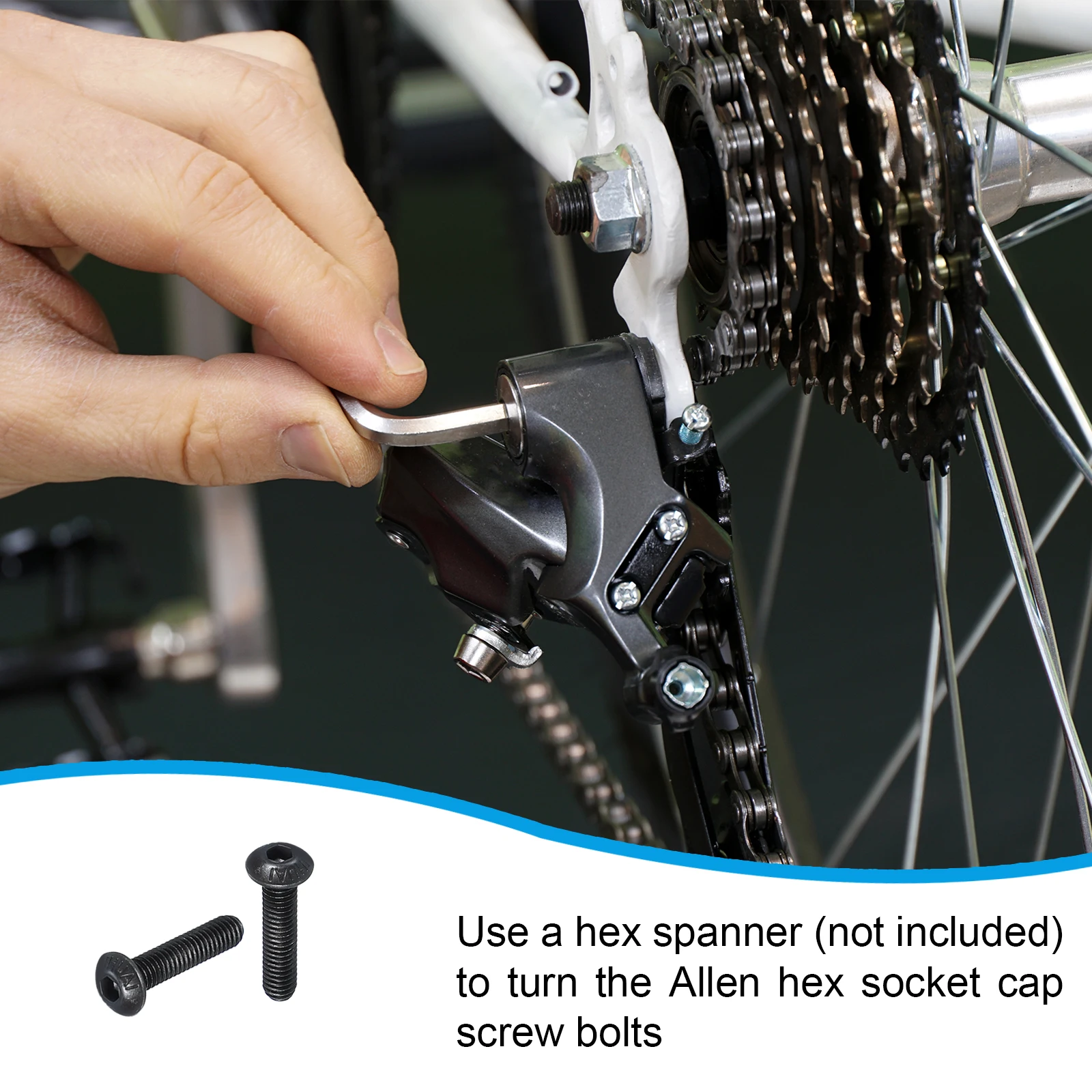 5-100pcs M2 M3 M4 M5 M6 M8 M10Button Head Socket Cap Bolts Screws 10.9 Grade Alloy Steel Hex Socket Cap Screws for Car Bike Ship