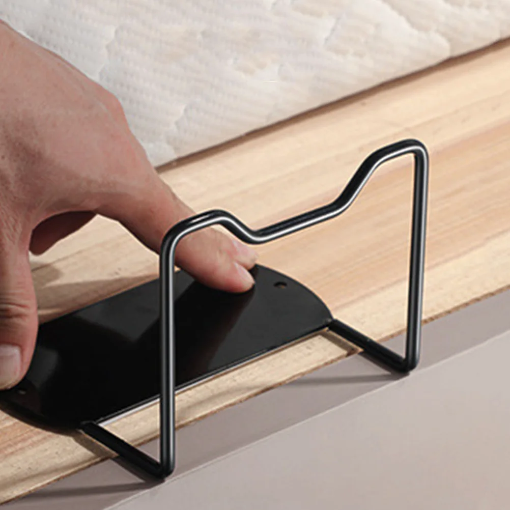 

2pcs Mattress Anti Slip Bracket For King Queen Platform Beds Adjustable Fixing Rod Prevents Sliding Non Slip Gripper Stabilizer