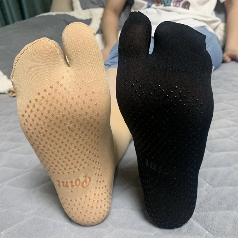 5 Pairs of Stockings, Split-Toe Socks, Women's Socks, Summer Breathable Non-Slip Tabi Socks