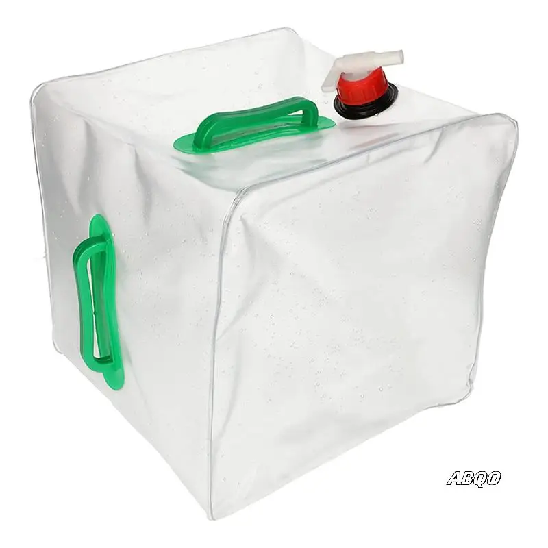 

Set Of 8 Foldable Water Canisters With Handle And Pouring Tap 20 L