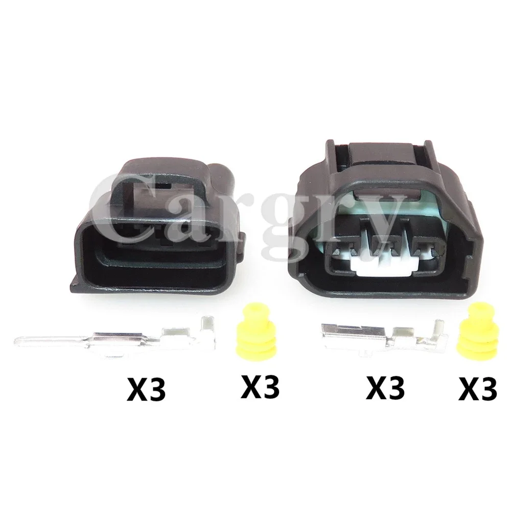 1 Set 3P 7283-1133-10 90980-11261 AC Assembly Auto Sensor Wire Cable Connector For Toyota Car Male Plug Female Socket