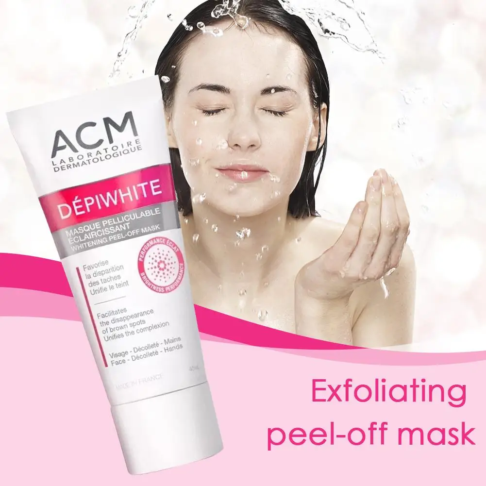 40ml ACM DEPIWHITE ADVANCED intensivo Anti-manchas crema de esencia exfoliante máscara de desgarro brillo cuidado de la piel