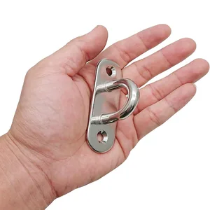 304 u -geschnittene Edelstahl für Türschnalle, Deckenhaken, Marine -Hardware -Zubehör, Hochleistungs -Augenplatte, Trapez, 1 bis 10 Prozent 12 Hauptverkauf Trapez - №10
