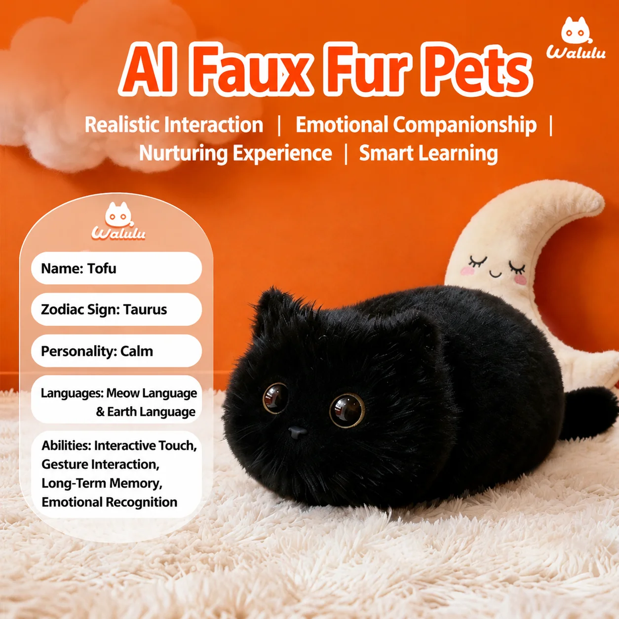 Functional Plush Children Accompanying Learning Stuffed Ai Toy For Anxiety Relief Quality Robot AI Ai Toy
