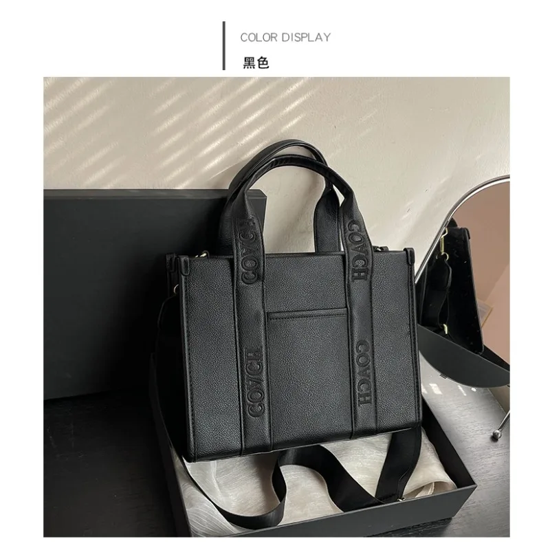 

Новая женская уникальная сумка-тоут с вышитыми буквами, большая вместительная сумка через плечо/плечо/ручной стильный универсальный бестселлер, необходимый