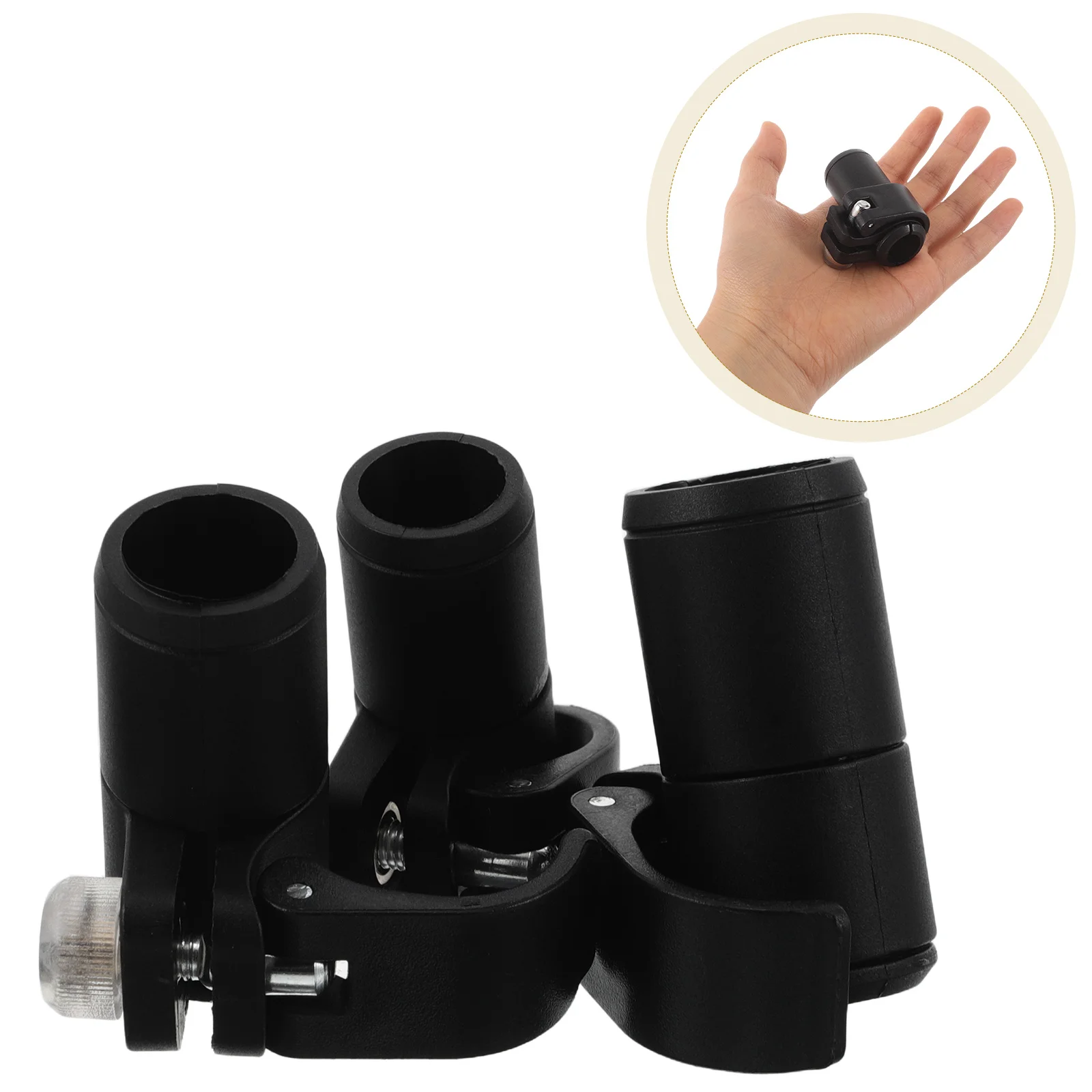 

3pcs Trekking Pole External Lock Aluminum Alloy Hiking Stick Lock Buckle Backpacking Accessories For Climbing Walking Cane