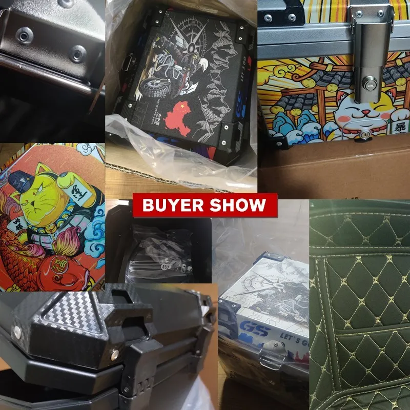 70L مربع خلفي دراجة نارية العالمي جذع ل R1200GS R1250GS F800GS F850GS G310gs العلوي الخلفي الأمتعة أداة مربع خلفي سعة كبيرة #2