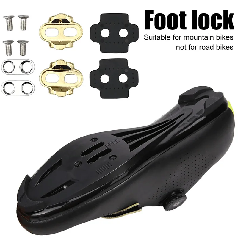 1PCS Road Bike Pedal Egg Beater Lock Plate Copper Lock Shoe Lock Plate