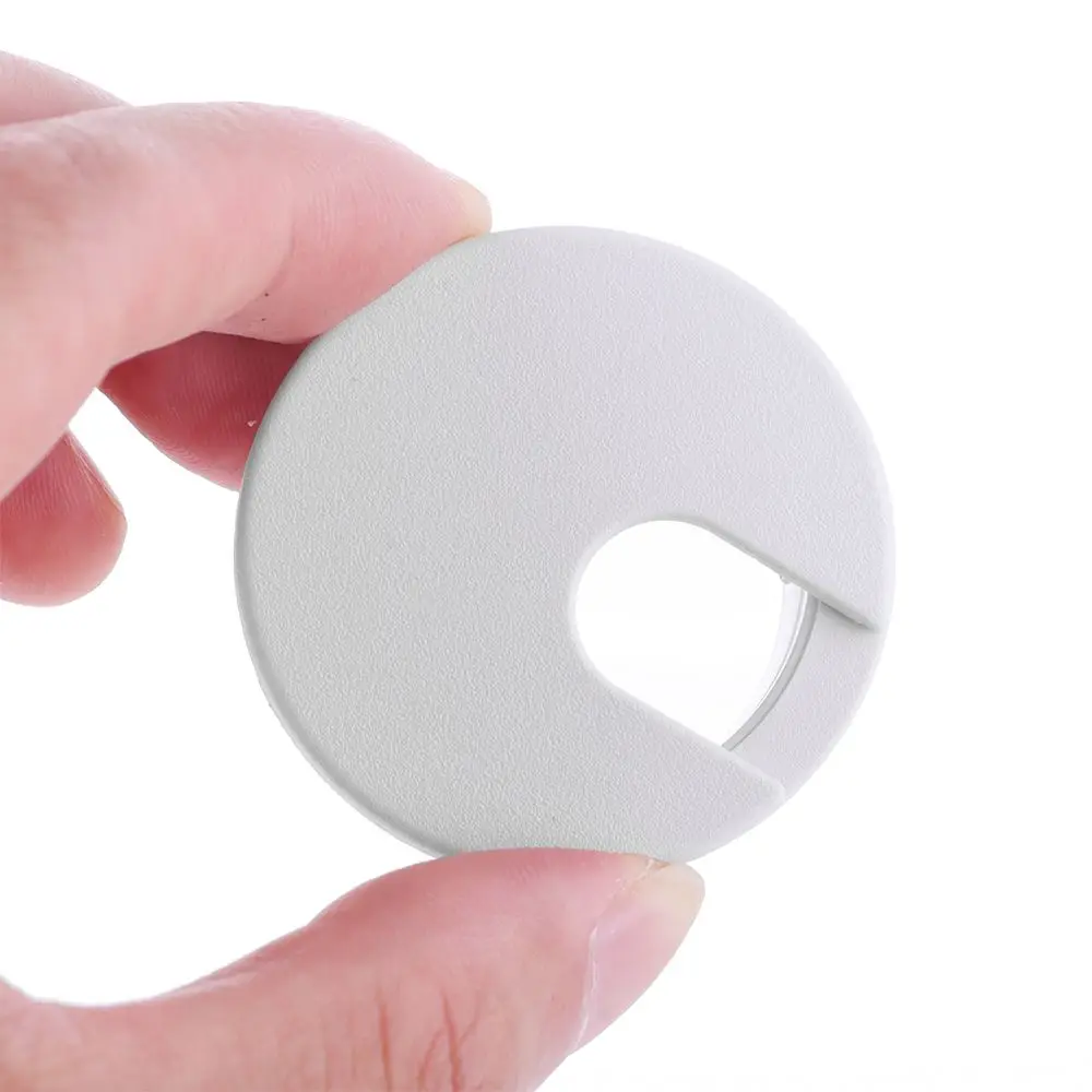 35/50mm Tidy Office Buckle Line Cable Clamp Wire Hole Cover Computer Grommet Desk Table Cable Fastener Line Box