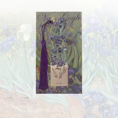 Aesthetic Book Page Clip Floral Painting Metal Bookmark Hollow Metal Book Accessories Student Reading Mark Stationery Gifts - Image 15